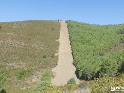 Embalse de El Atazar: Cerro de la Cabeza botas para senderismo amigos singles baston para senderismo